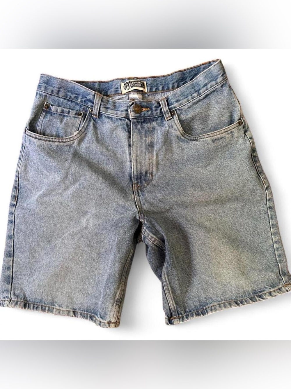 Vintage 90s Route 66 Original Clothing Co. Denim Jorts Size 34